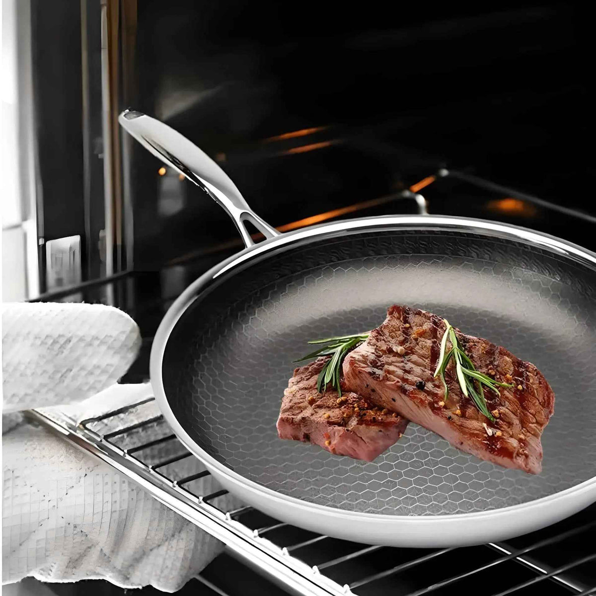 Poele Inox 28 CM | Poele à induction crêpes et pancakes | AURAPAN™