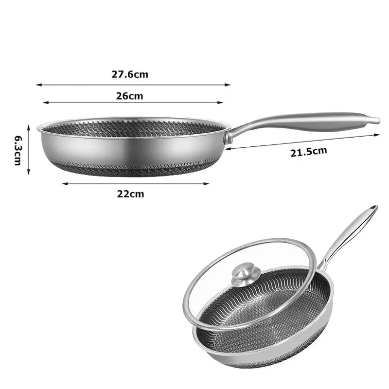 poêle inox ultra polyvalente smarty chef