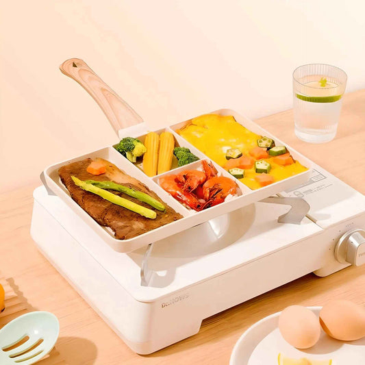 POELE TOUT-EN-UN À 4 COMPARTIMENTS | QUADCHEF™
