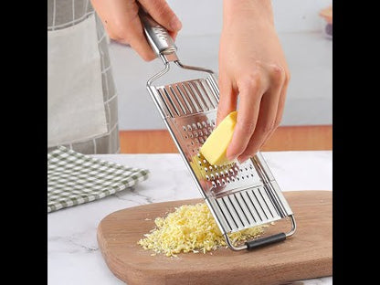 Vidéo de démonstration : Mandoline | InoxsteelPro™ | Mandoline Manuelle INOX 4 EN 1