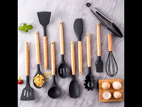 Vidéo de démonstration : Spatules Cuisine Versatiles SILICOKIT |  SILICOKIT Versatile Kitchen Spatulas |