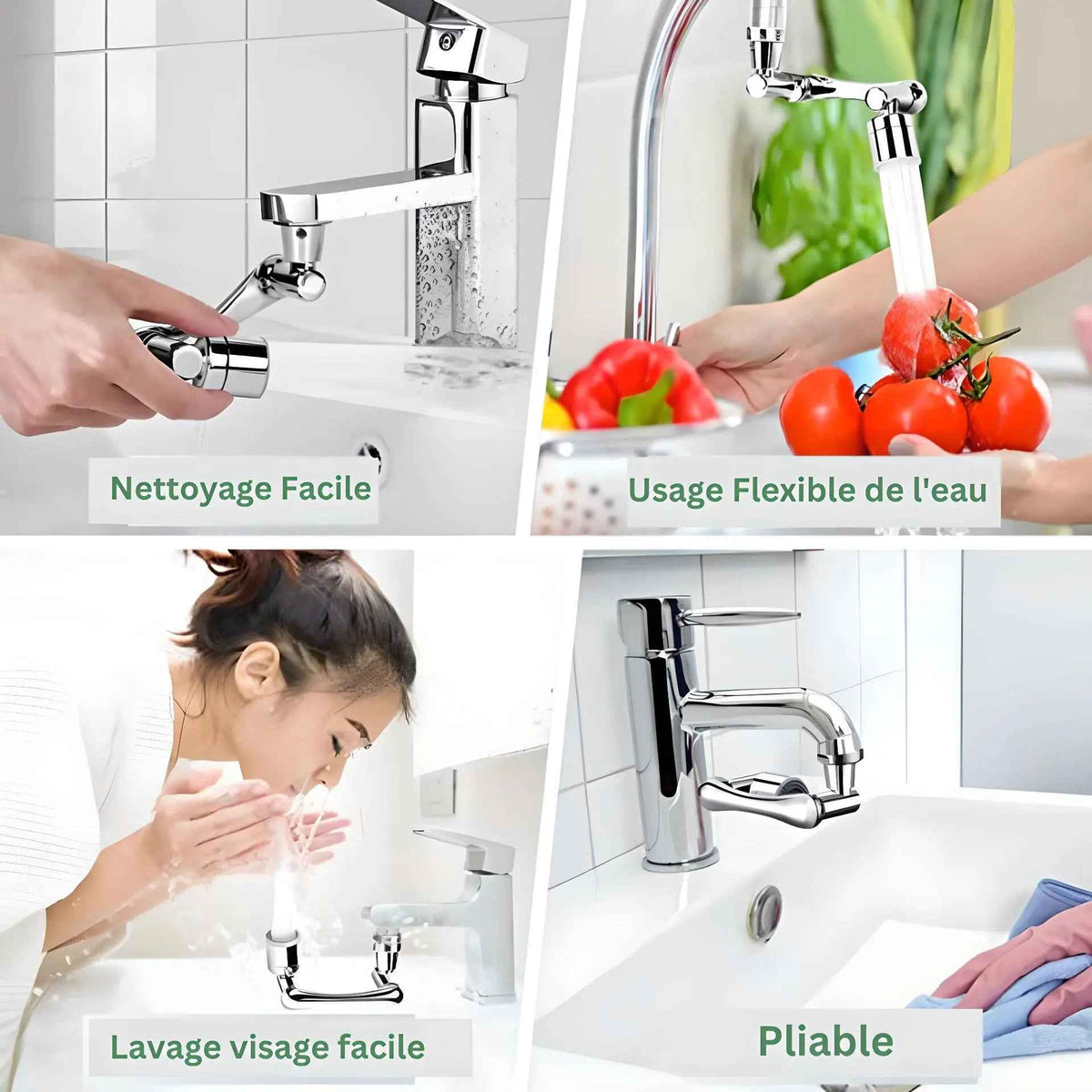 ROBINET CUISINE ET SDB | EASYFAUCET1440™ ROBINET UNIVERSEL 1440°