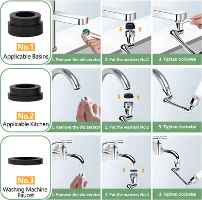 ROBINET CUISINE ET SDB | EASYFAUCET1440™ ROBINET UNIVERSEL 1440°
