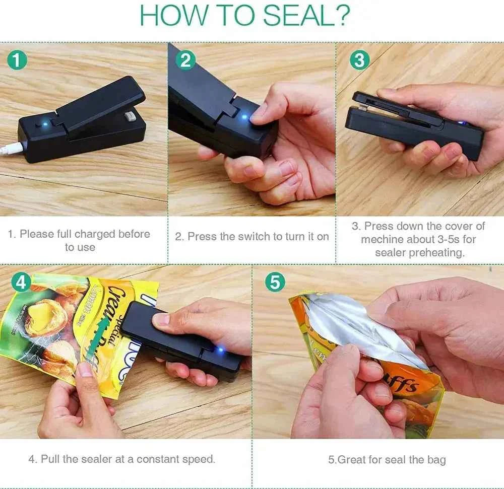 Scelleuse Thermique | SEALER™ 2 En 1 Rechargeable