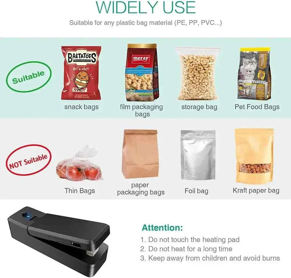 Scelleuse Thermique | SEALER™ 2 En 1 Rechargeable