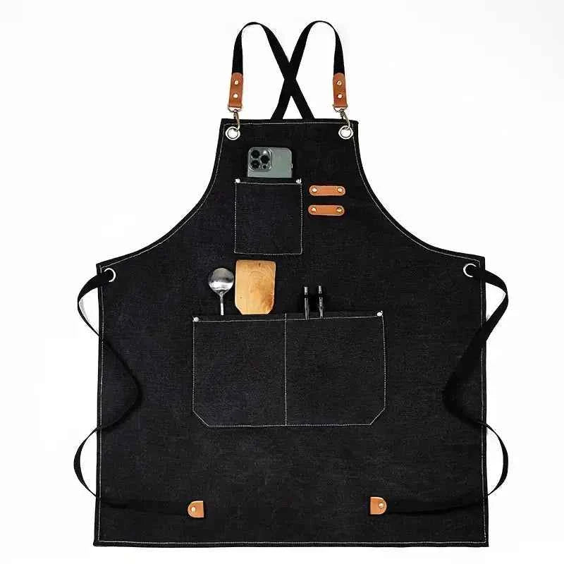 Tablier Cuisine Homme KITCHWEAR™ | Tablier imperméable Couleur Kaki
