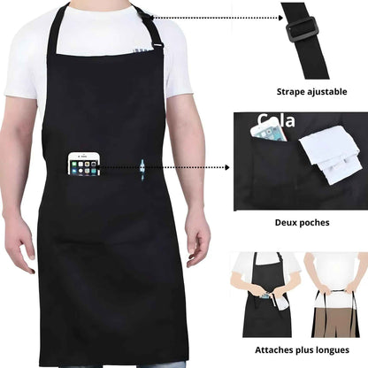 Tablier de cuisine PREPGLOW™ | Tablier Unisex Professionnel