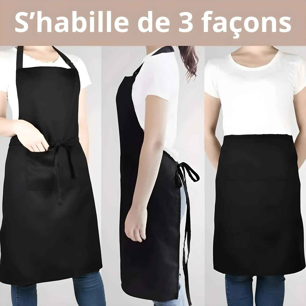 Tablier de cuisine PREPGLOW™ | Tablier Unisex Professionnel