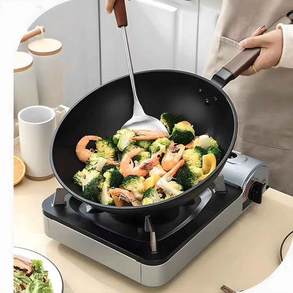 WOK  |  KUROKO™ EN ACIER CARBONE NOIR PRÉ-ASSAISONNÉ