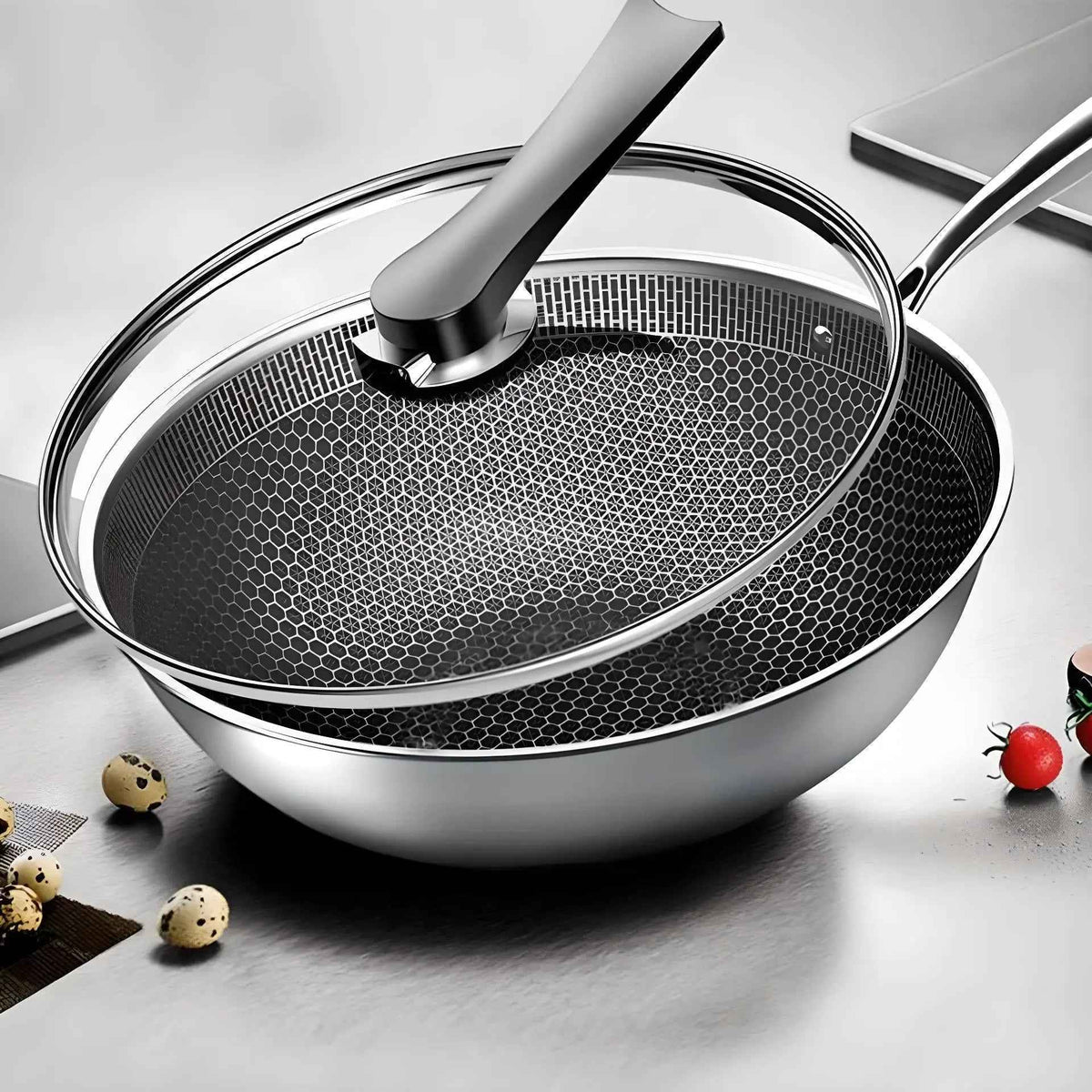 WOK  |  MITSUWOK™ EN ACIER INOXYDABLE