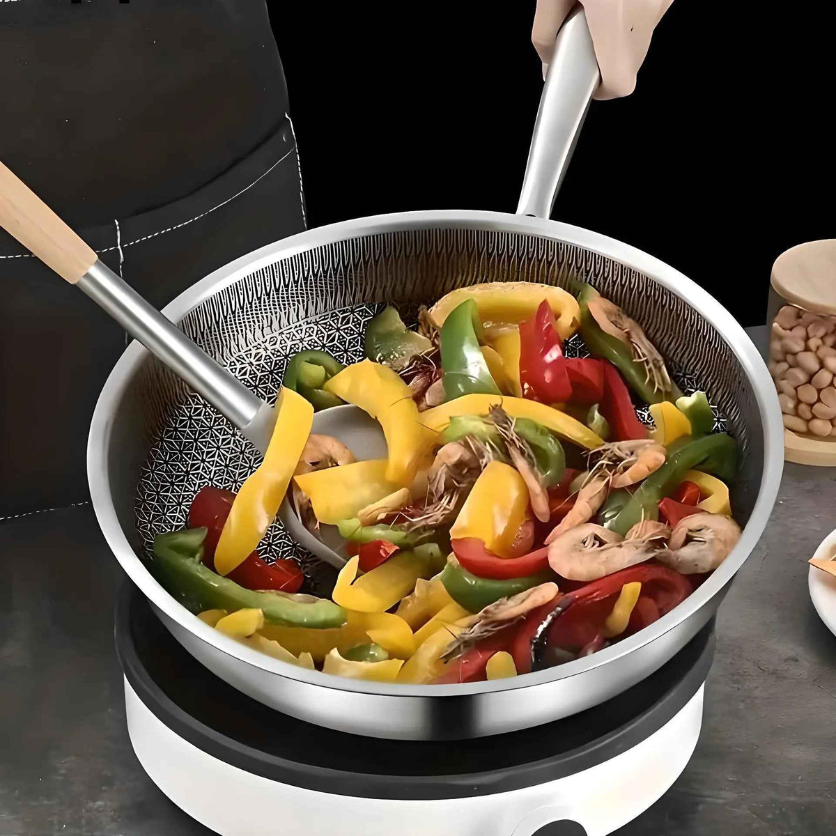 WOK  |  MITSUWOK™ EN ACIER INOXYDABLE