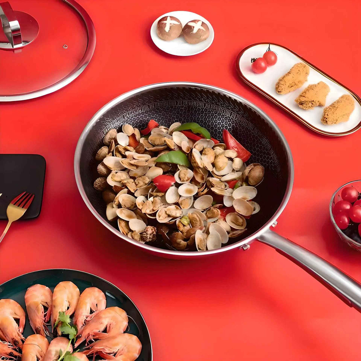 WOK  |  MITSUWOK™ EN ACIER INOXYDABLE